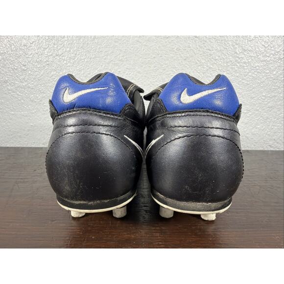 Vintage Nike Air Brasilia Men’s Football Boots Cleats Black/Blue/White Size 9.5 main image 4